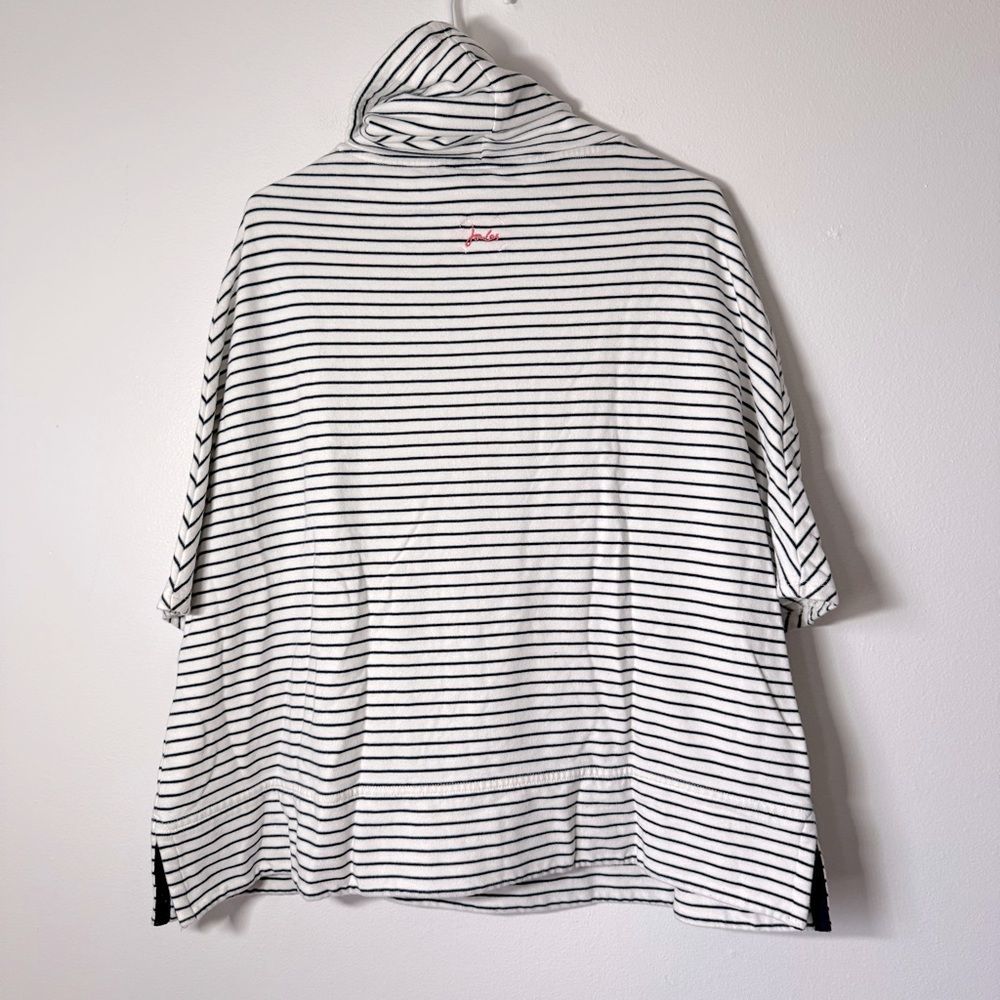 Joules Stripe Turtleneck Dolman Sleeve Sweatshirt - Picture 6 of 8